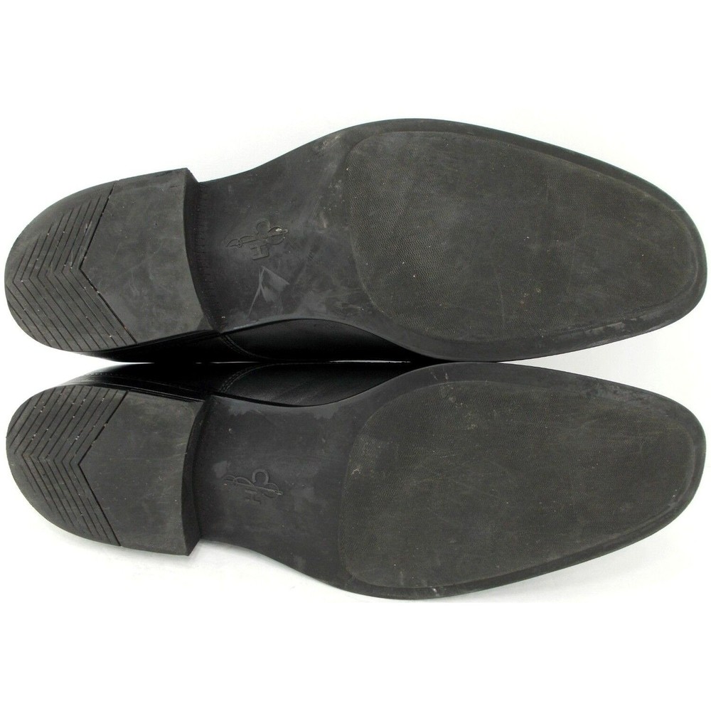 Cole Haan Mens Air Adams Black Dress Oxford Apron Toe Derby C09438 Size 10.5 M - Picture 10 of 11